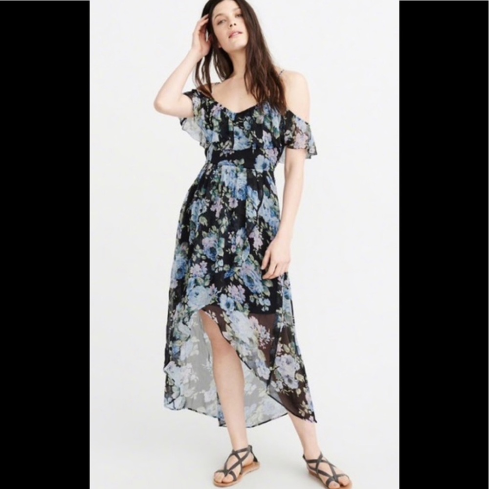 Abercrombie & Fitch boho/hippie floral maxi dress
